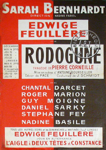 l'affiche originale: Rodogune
