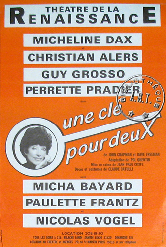 l'affiche originale: Une clé pour deux