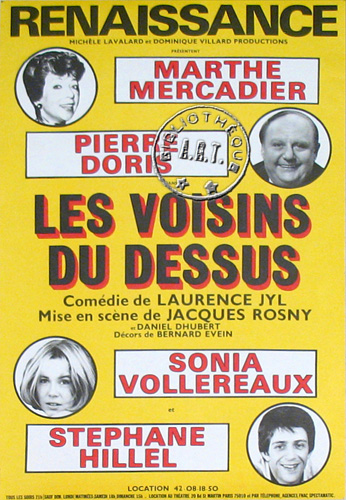 l'affiche originale: Les Voisins du dessus