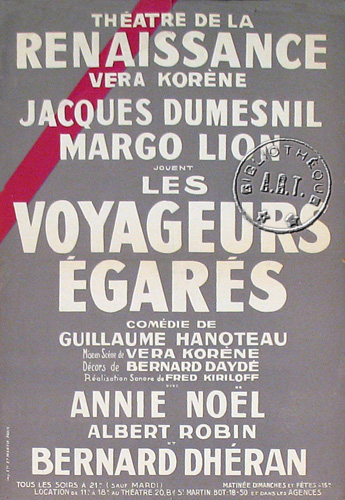 l'affiche originale: Les Voyageurs égarés