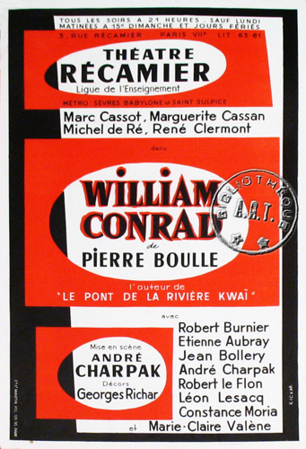 l'affiche originale: William Conrad