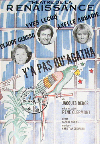 l'affiche originale: Y'a pas qu'Agatha