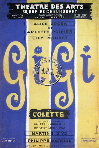 l'affiche originale: Gigi