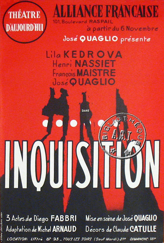 l'affiche originale: Inquisition