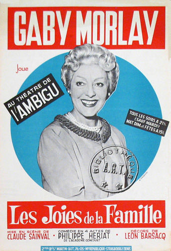 l'affiche originale: Les Joies de la famille