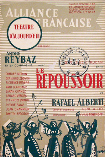 l'affiche originale: Le Repoussoir