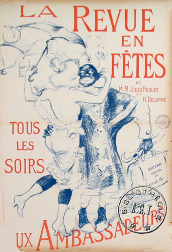 l'affiche originale: La Revue en fêtes
