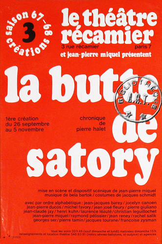 l'affiche originale: La Butte de Satory