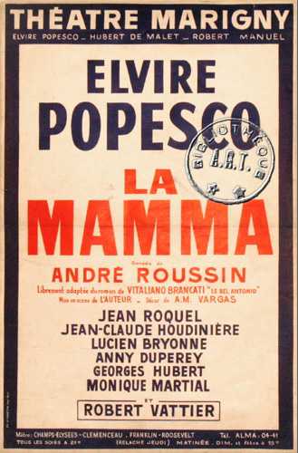 l'affiche originale: La Mamma