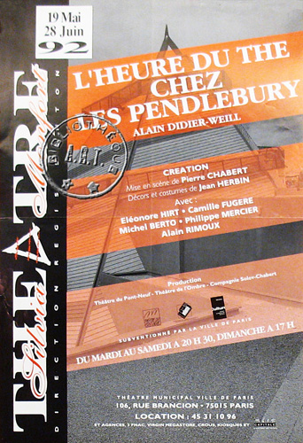 l'affiche originale: L'Heure du thé chez les Pendlebury