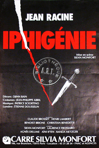 l'affiche originale: Iphigénie