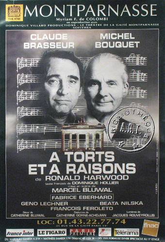 l'affiche originale: À torts et à raisons