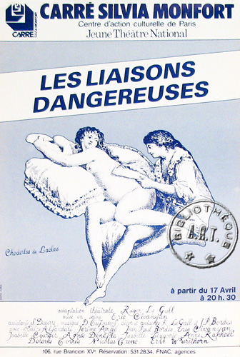 l'affiche originale: Les Liaisons Dangereuses