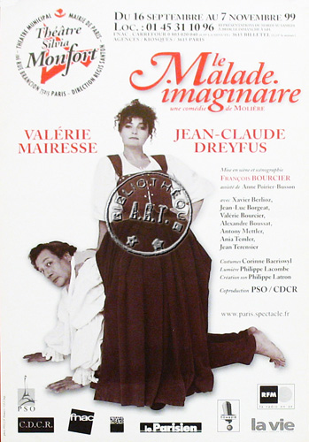 l'affiche originale: Le Malade imaginaire