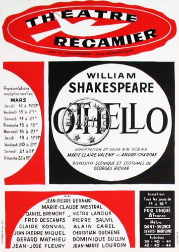 l'affiche originale: Othello