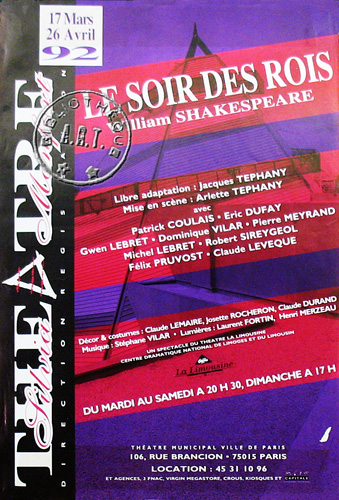l'affiche originale: Le Soir des Rois