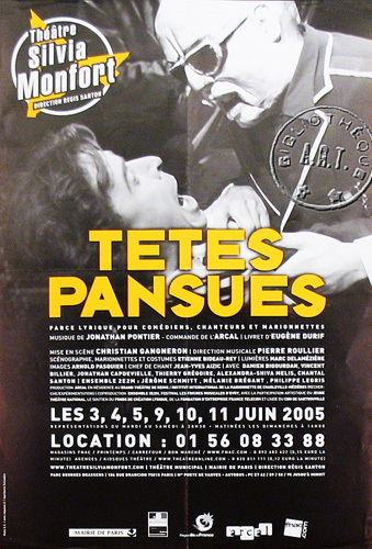l'affiche originale: Têtes pansues