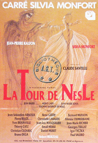 l'affiche originale: La Tour de Nesle