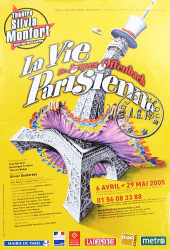l'affiche originale: La Vie parisienne