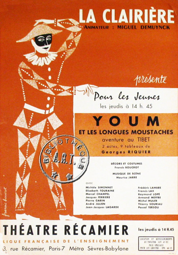 l'affiche originale: Youm et les longues moustaches