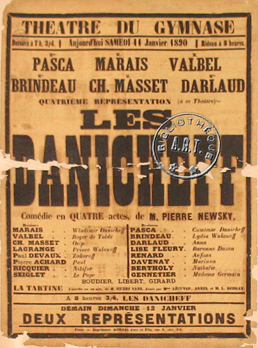 l'affiche originale: Les Danicheff