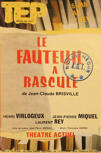 l'affiche originale: Le Fauteuil à bascule