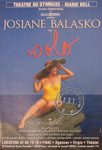 l'affiche originale: Solo