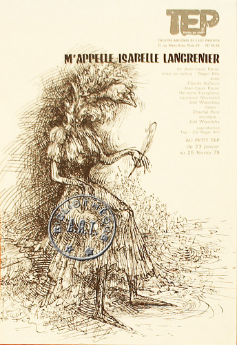 l'affiche originale: M'appelle Isabelle Langrenier