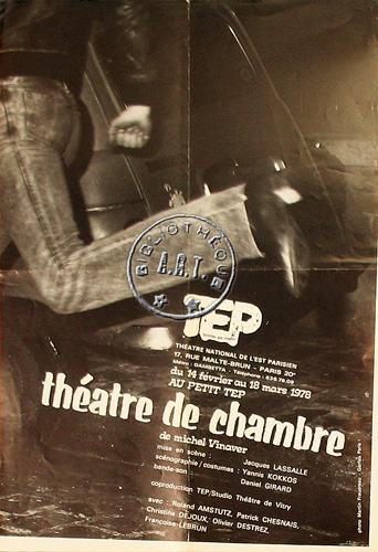 l'affiche originale: Théâtre de chambre