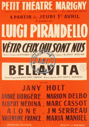 l'affiche originale: Bellavita