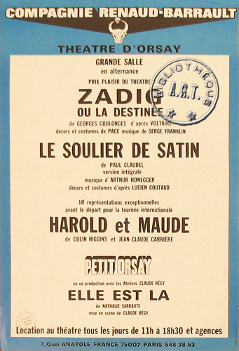 l'affiche originale: Zadig ou la destinée