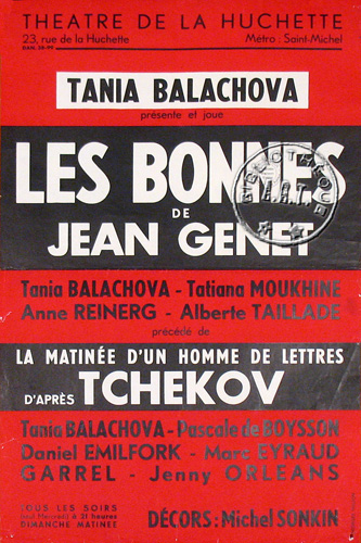 l'affiche originale: Les Bonnes