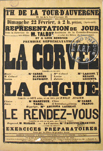 l'affiche originale: La Corvée