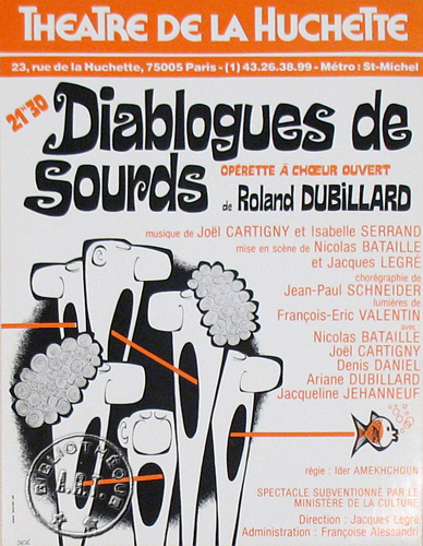 l'affiche originale: Diablogues de sourds