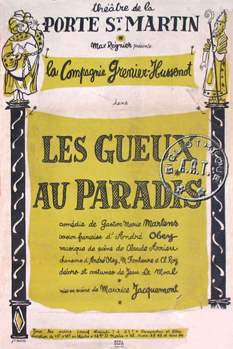 l'affiche originale: Les Gueux au paradis