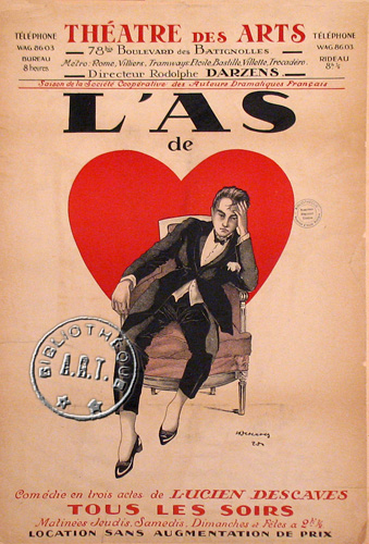 l'affiche originale: L'As de cœur