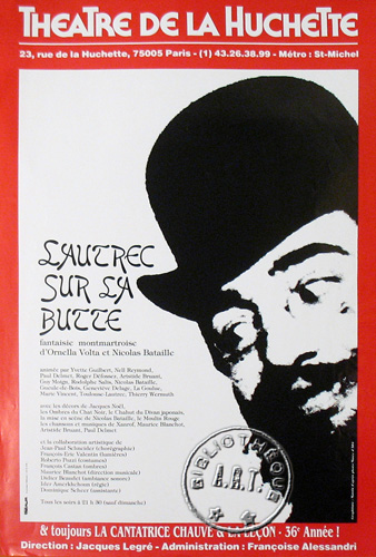 l'affiche originale: Lautrec sur la butte
