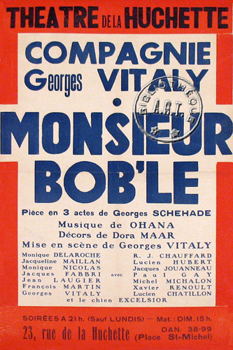 l'affiche originale: Monsieur Bob'le *