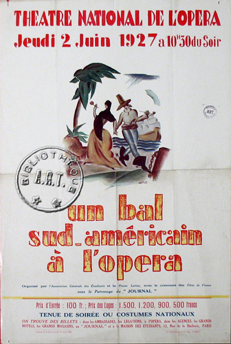 l'affiche originale: Un bal sud-américain