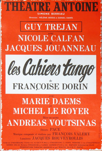 l'affiche originale: Les Cahiers tango