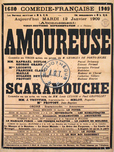 l'affiche originale: Amoureuse
