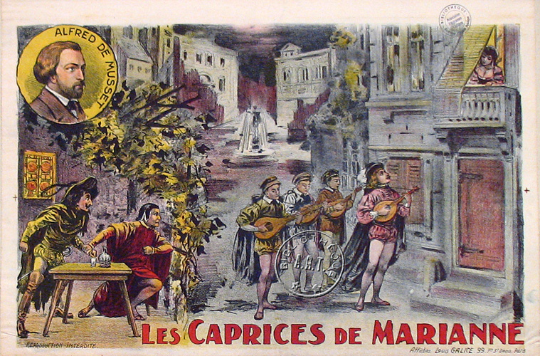 l'affiche originale: Les Caprices de Marianne