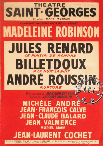 l'affiche originale: À la nuit la nuit