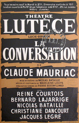 l'affiche originale: La Conversation
