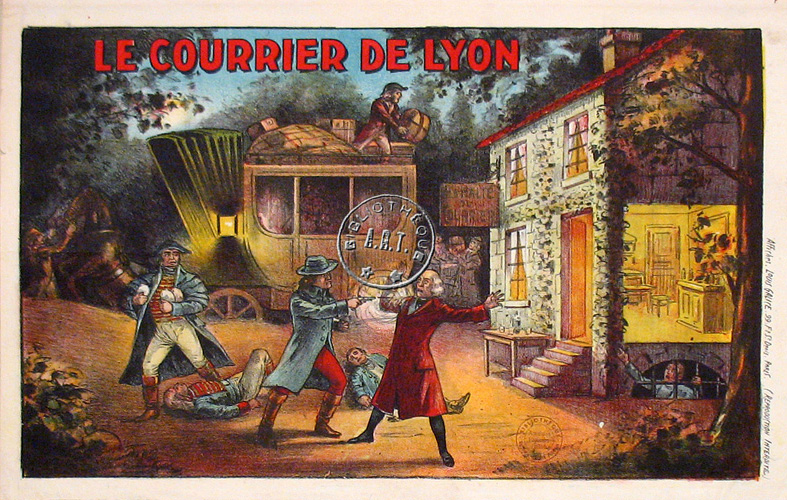 l'affiche originale: Le Courrier de Lyon