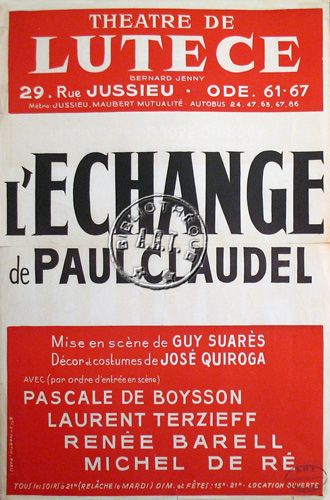 l'affiche originale: L'Échange