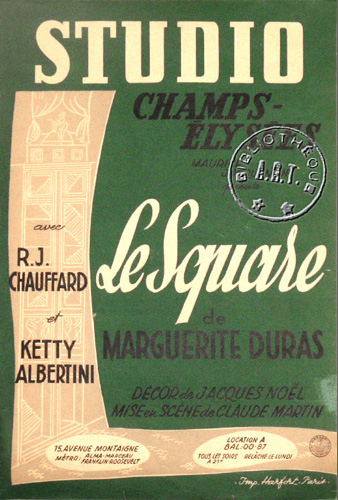 l'affiche originale: Le Square