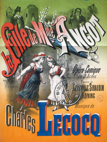 l'affiche originale: La Fille de Madame Angot
