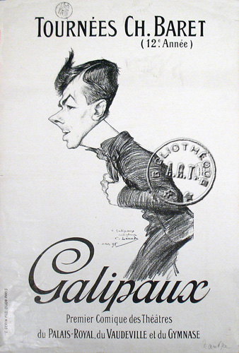 l'affiche originale: Galipaux