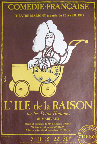 l'affiche originale: L'Île de la raison